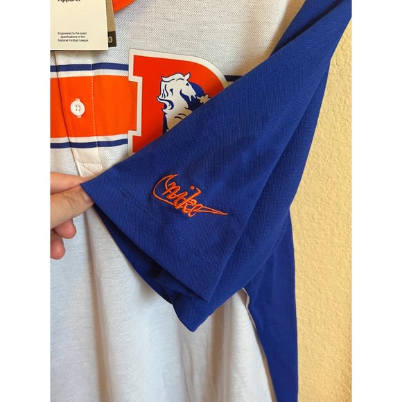 Nike Denver Broncos Rewind Polo Shirt - Size - NWT - Picture 5 of 6